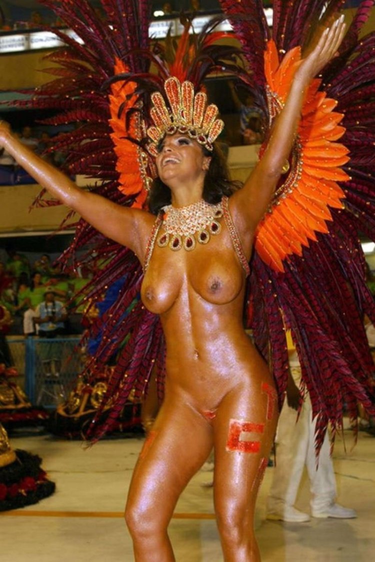 Naked Brazilians on the Carnival