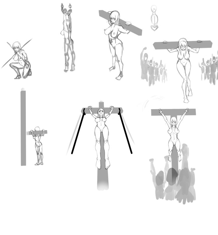 Crucified goddesses Crucified Goddess