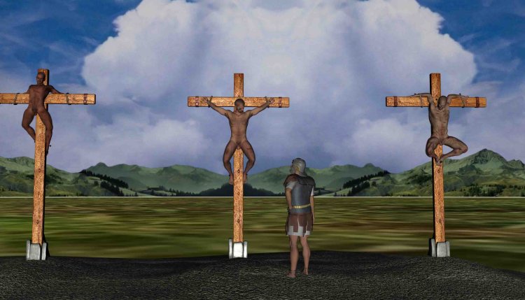 Crucified Woman Beautiful photo