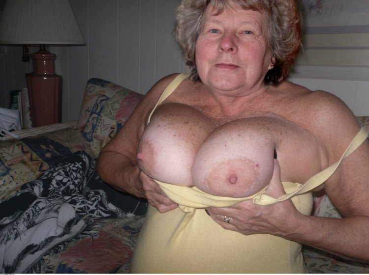 Big breasts old women private