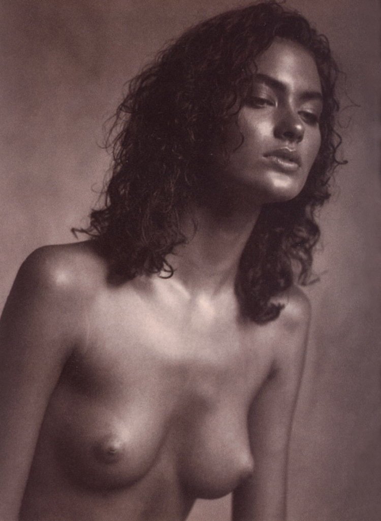 Shalom Harlow in his youth naked