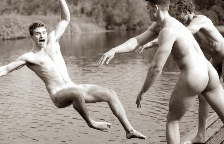 Naked men beach tsarist Russia