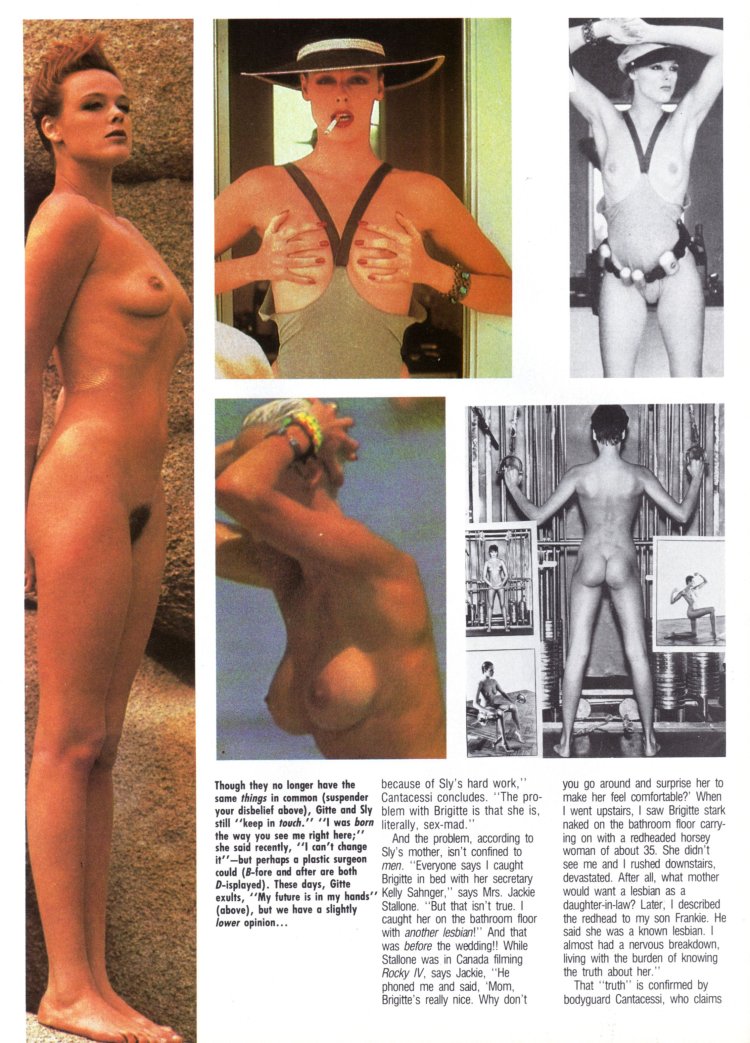 Bridget Nielsen 1986 Naked