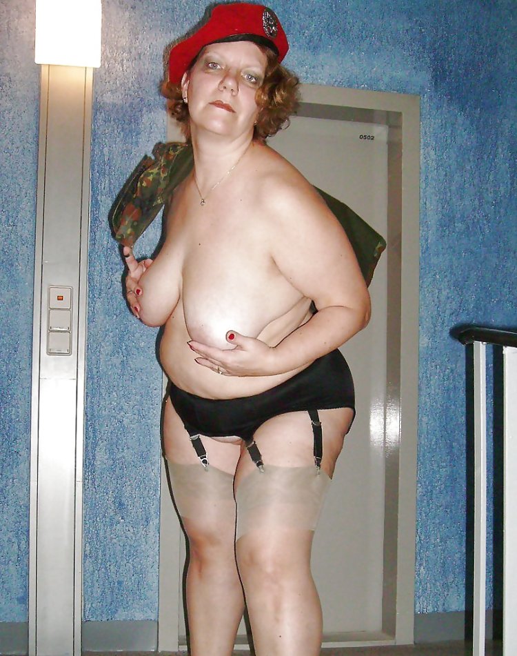 Matyura hanging boobs Outdoor Granny