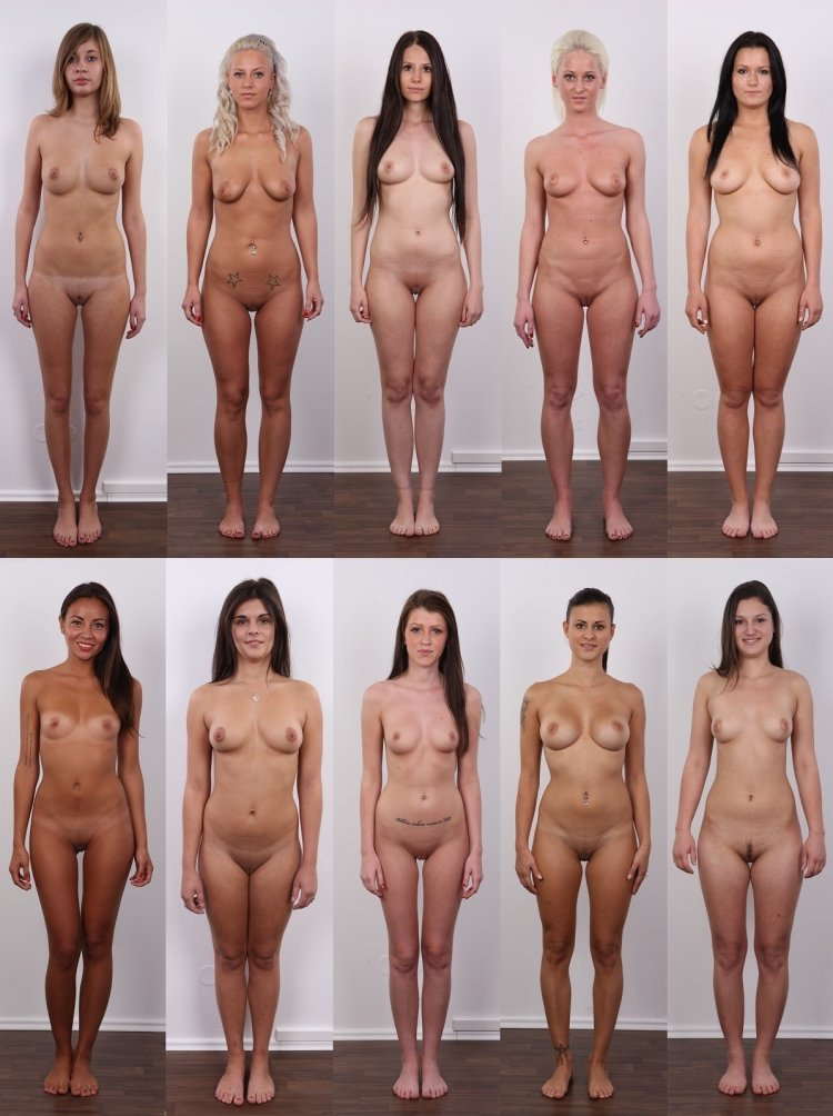 Naked girls at the casting