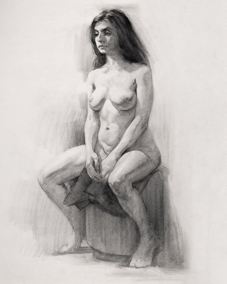 Beautiful drawings of naked women