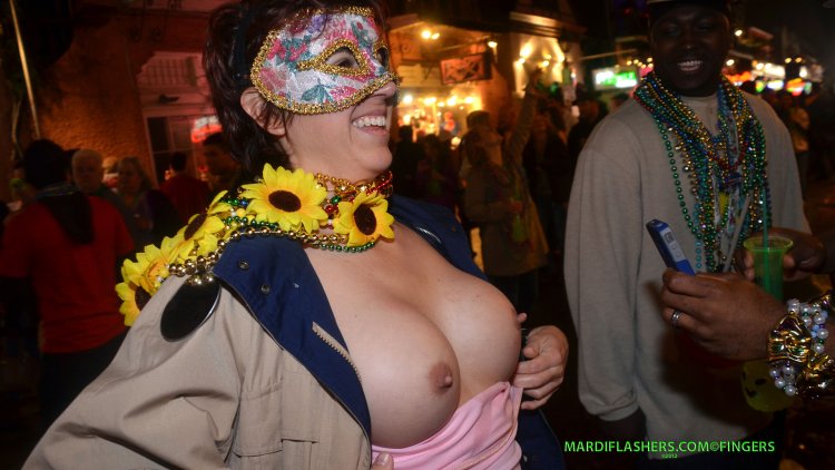 Festival in New Orleans Naked boobs naked