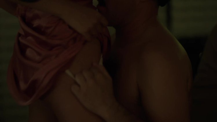 Amy Lu Wood bed scenes