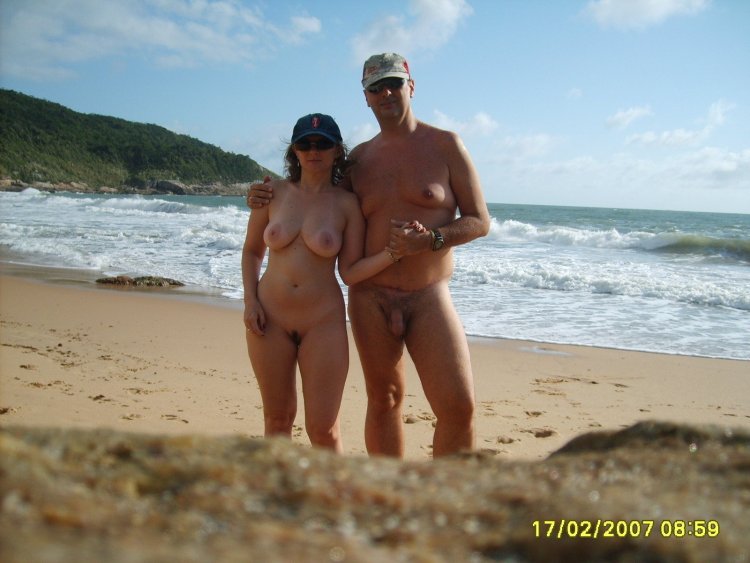 Naked pairs on the beach private