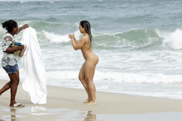 Naked Brazilians on the beach