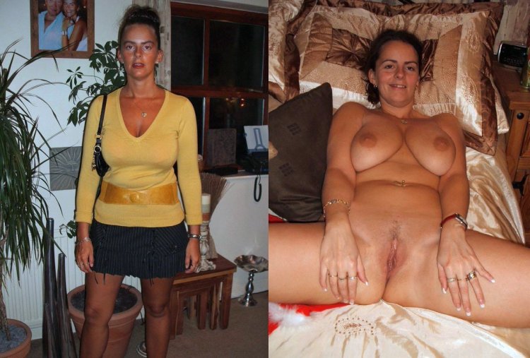 Ladies dressed and stripped. Porn