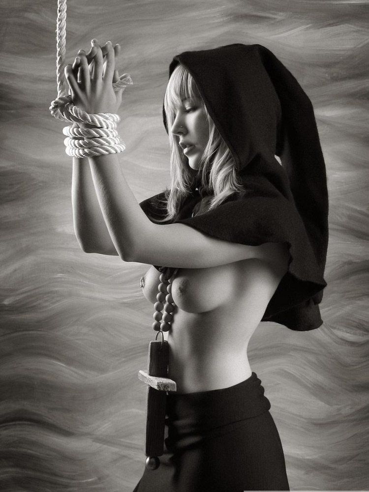 Beautiful butt of nuns