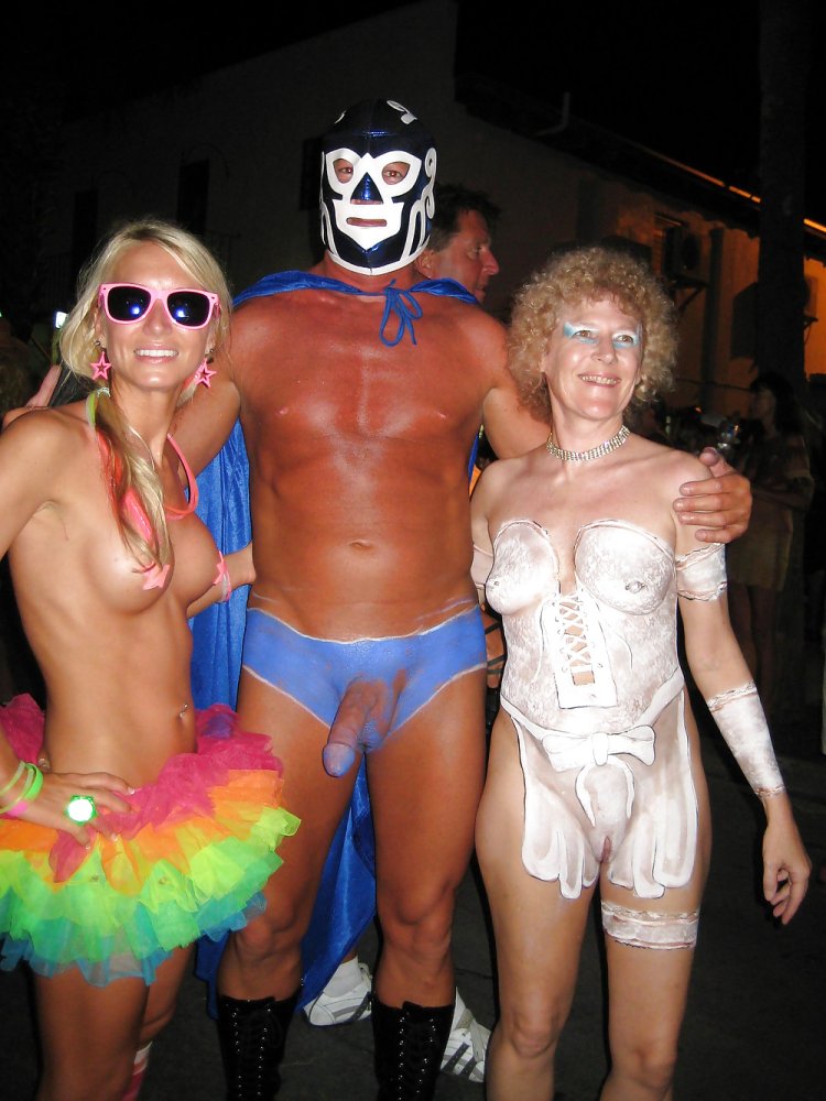 Fantasy Fest Naked grandmothers