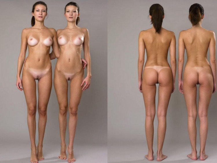Beautiful naked female body