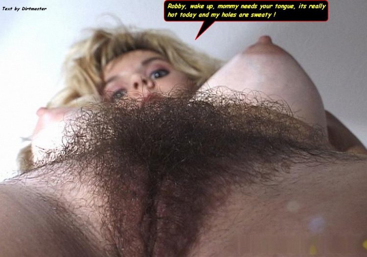 Hairy fluffy pubis
