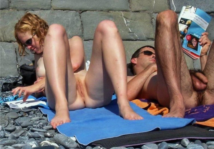 Voyeurism on the bare beach