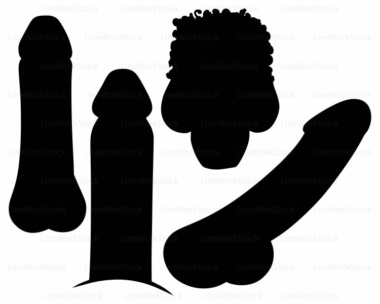 Erotic poses silhouettes