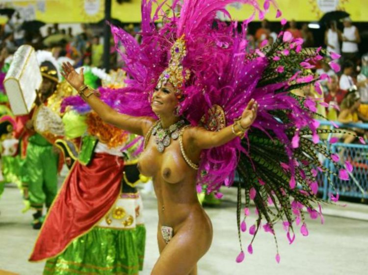Naked carnival Brazil 1986