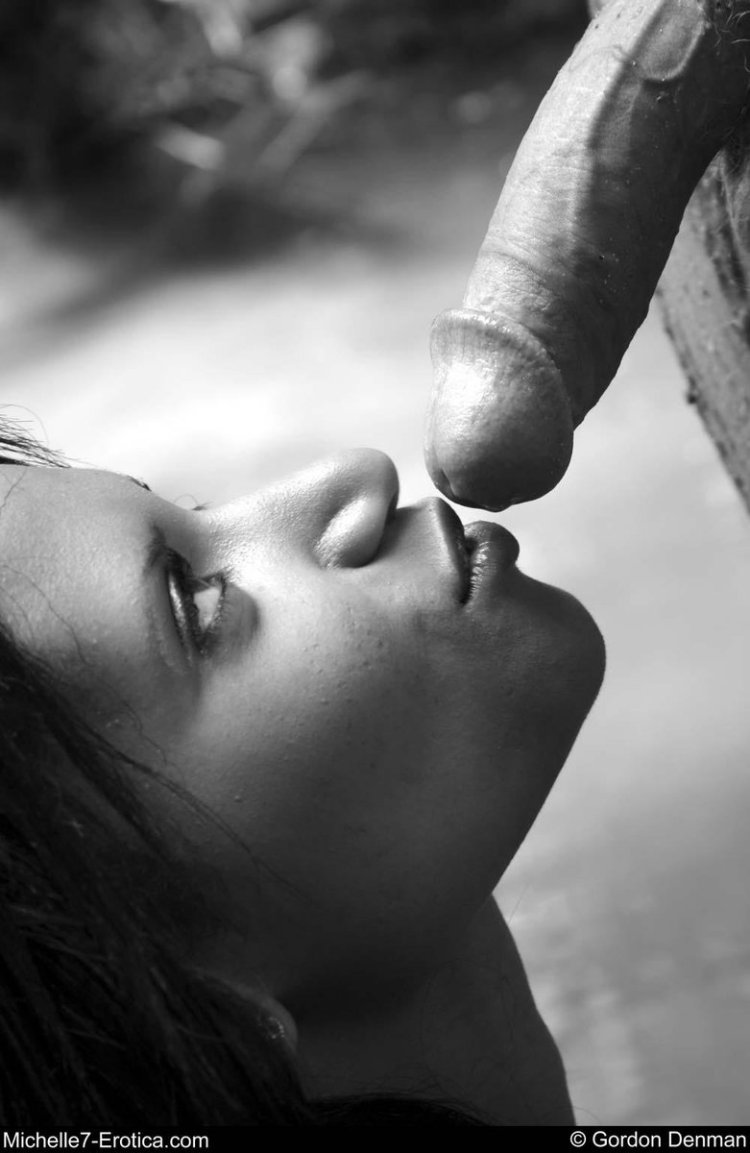 Artistic photo shoot blowjob