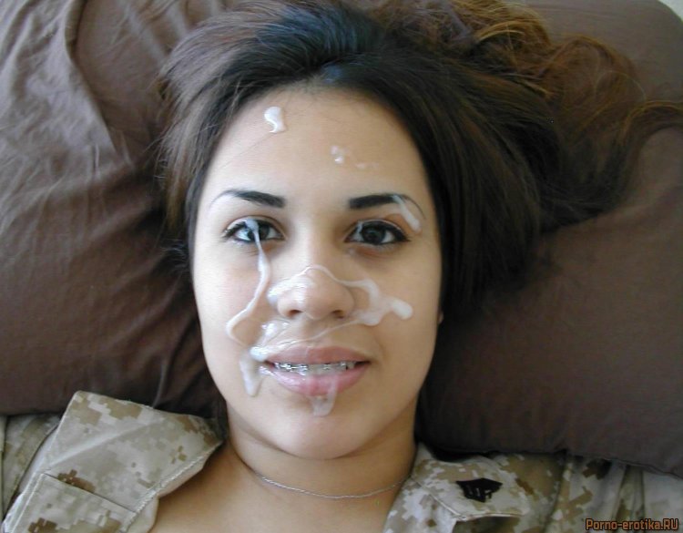 The finished face of the girl