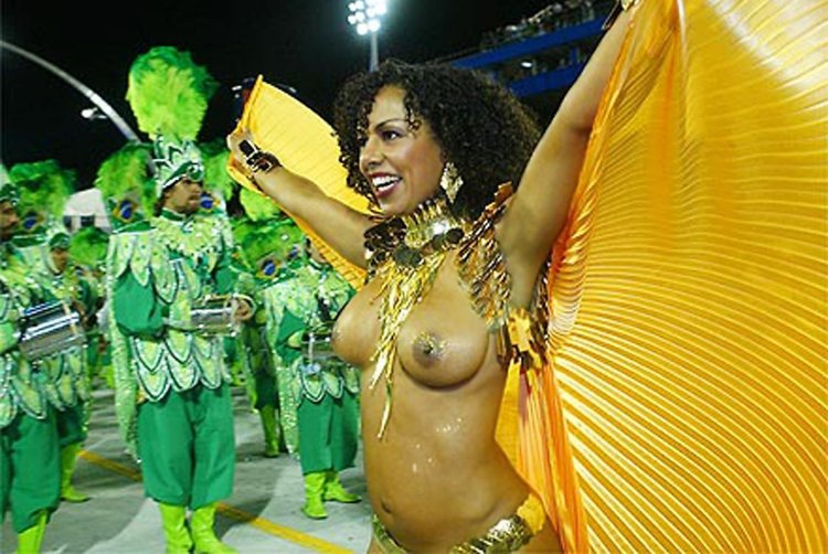 Orgy on the Brazilian carnival