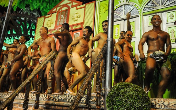 Naked Brazilians at the festival