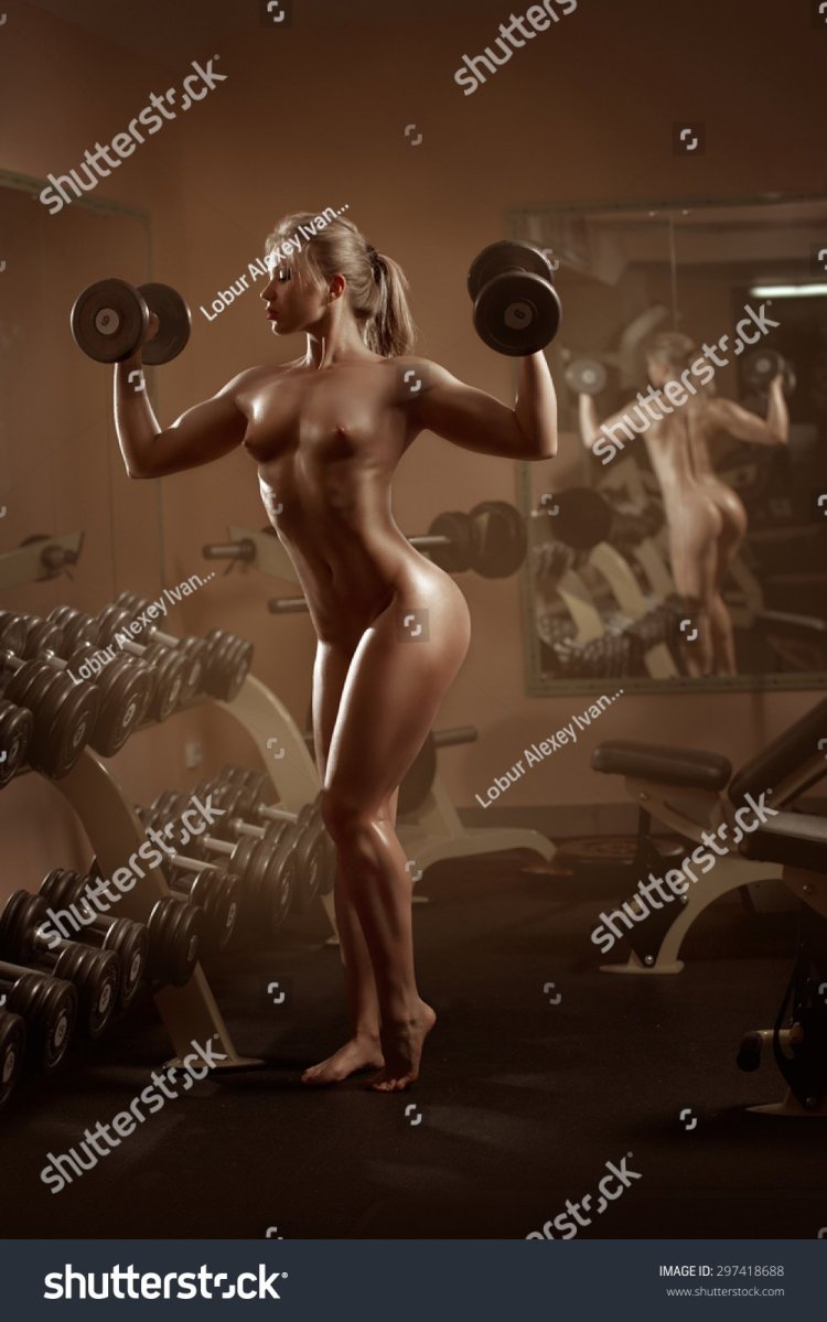 Girls in fitness room nude