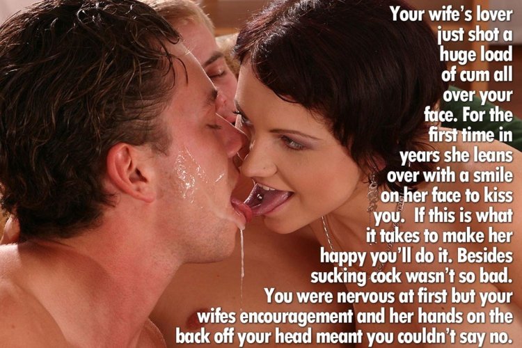 Cum in mouth and kissed