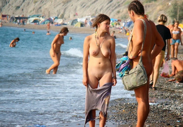 Hairy naked family retro