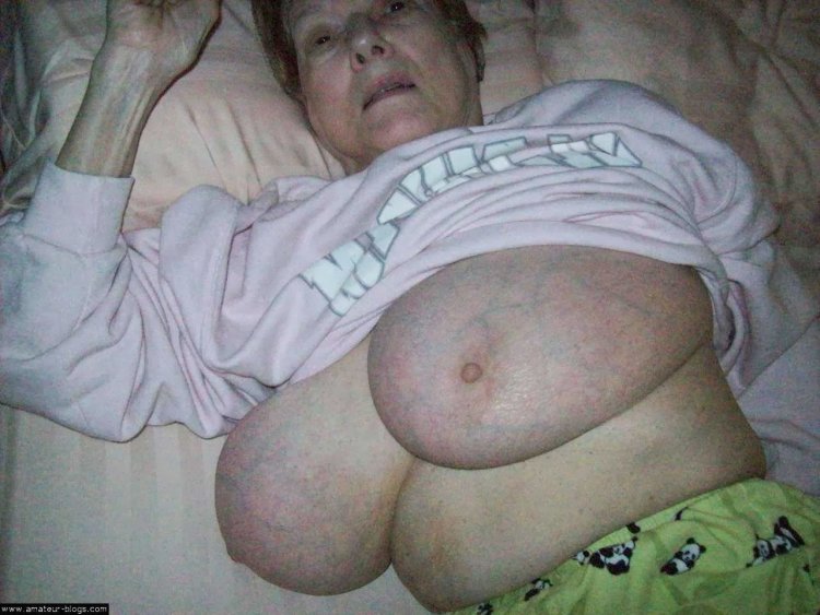 Old women with big tits private