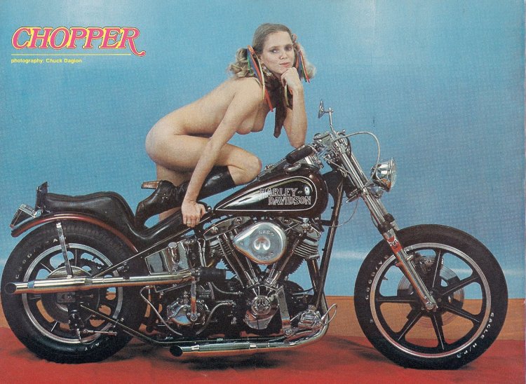 Nudes and Sex on Harley Davidson Choppers