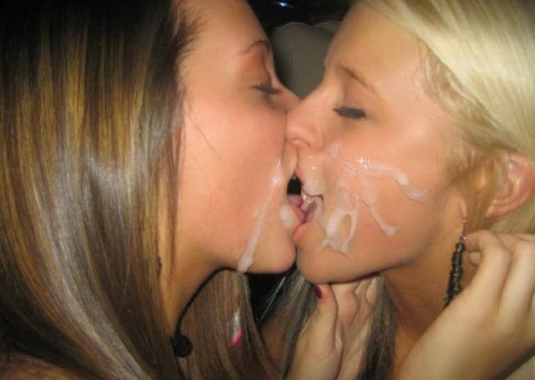 Lesbian kiss Mature and sexy