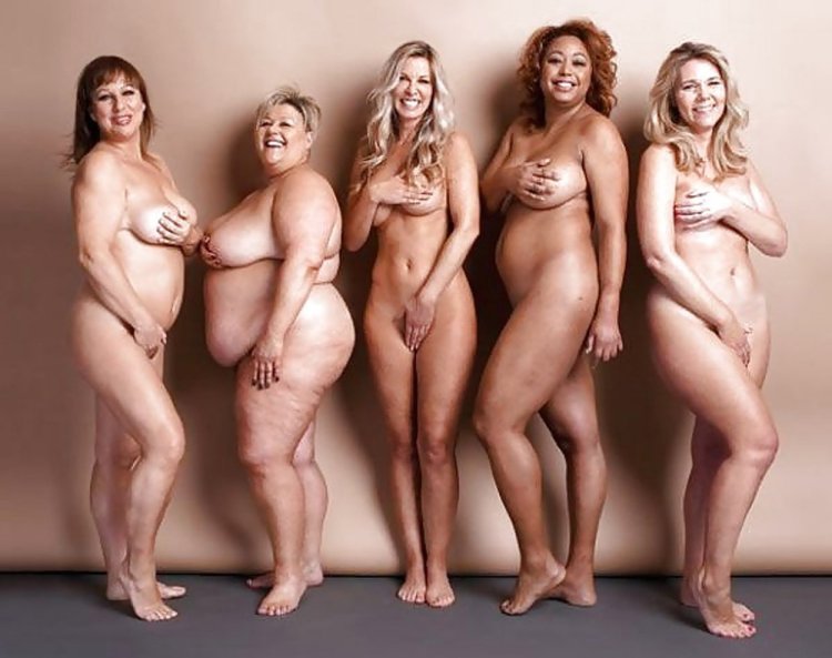 A lot of naked women aged