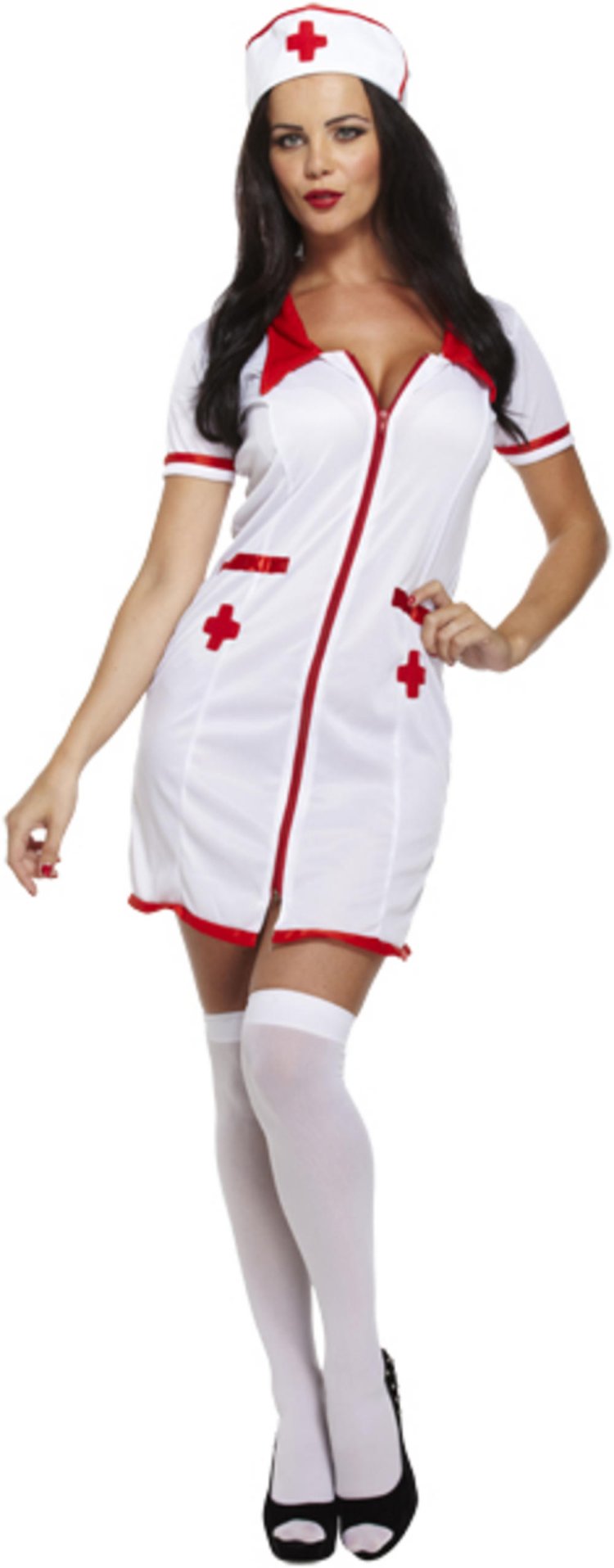 Bear in a suit of a nurse