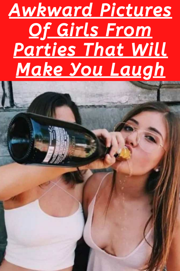 Drunk woman with wine