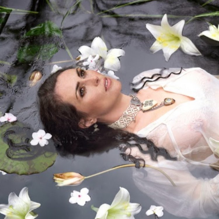 Sharon den Adele in a swimsuit