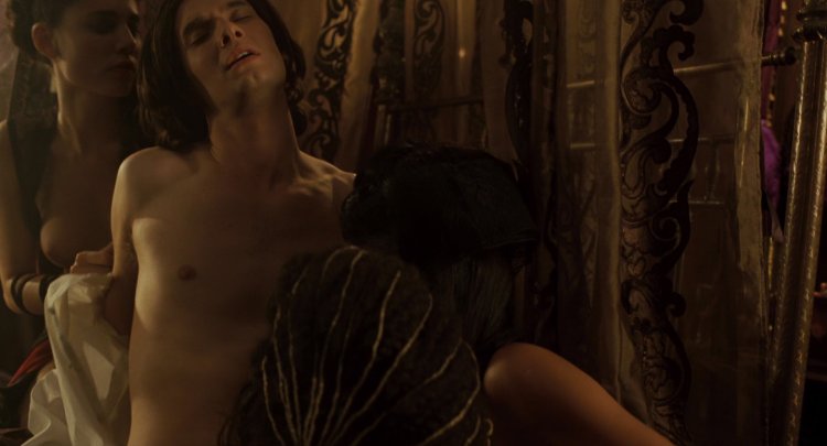 Dorian Gray bed scenes