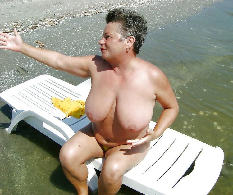Juicy old women topless