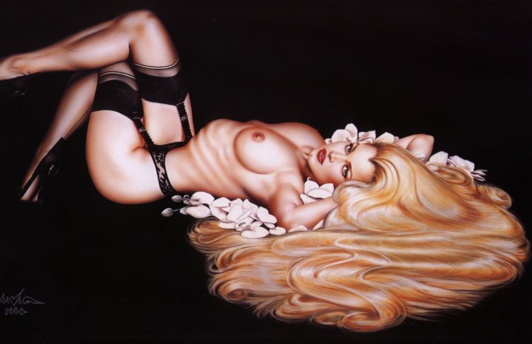 Masturbation in the style of PIN AP