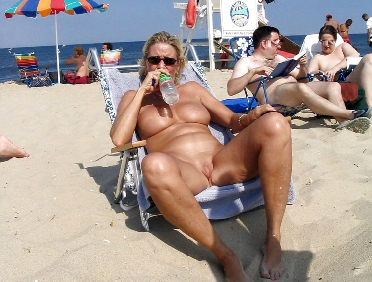Mature nudists with men