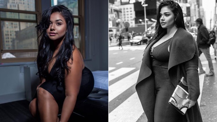 Plus-Size model Diana Sirokai nude