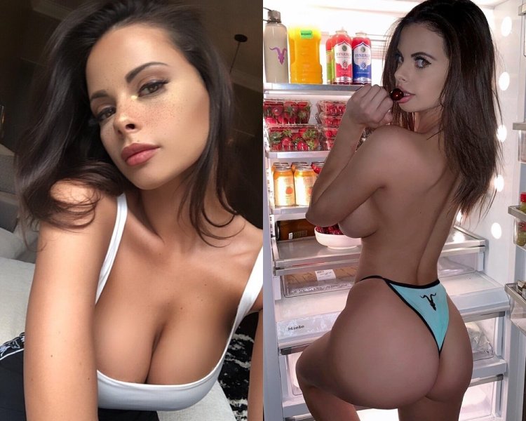 Lexi Bell without panties