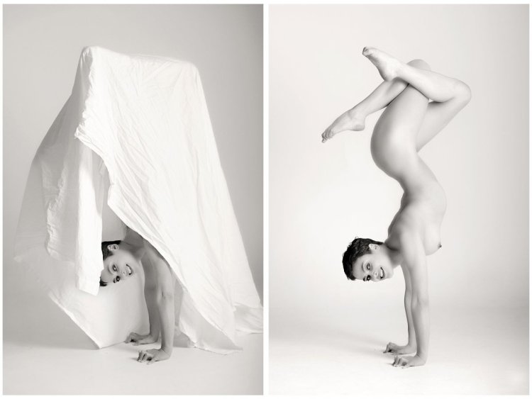 Nude gymnast Nina Burri