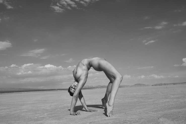 Nude gymnast Nina Burri