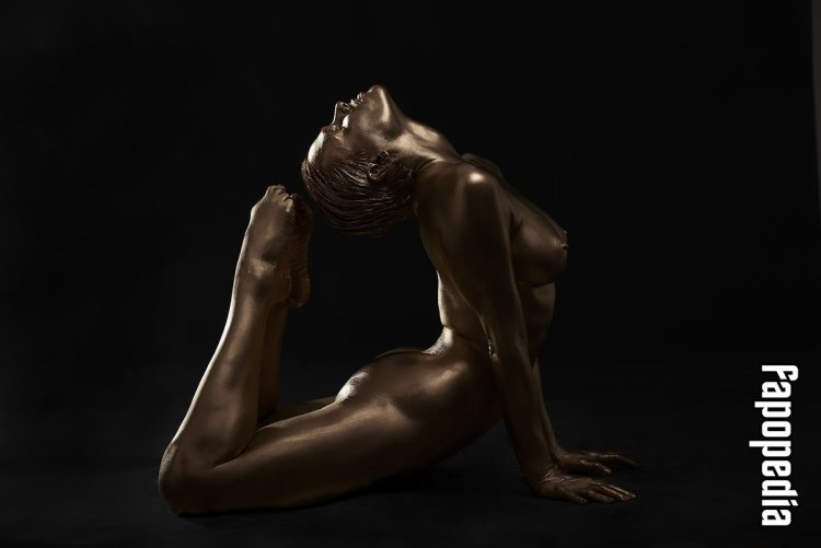 Nina Burri naked with a black man