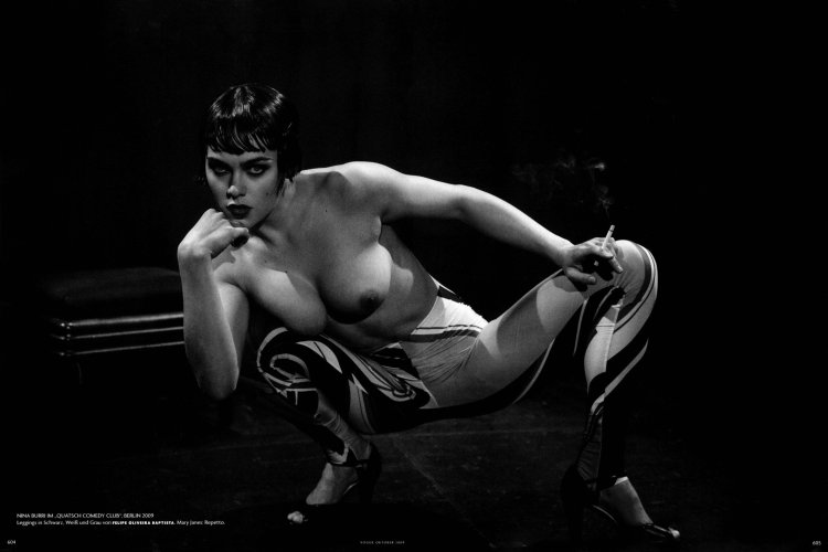 Nude gymnast Nina Burri