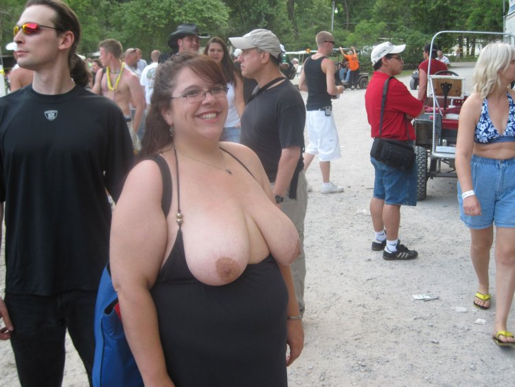 Stretchmarks on BBW Saggy Tits 12 - All with Glasses