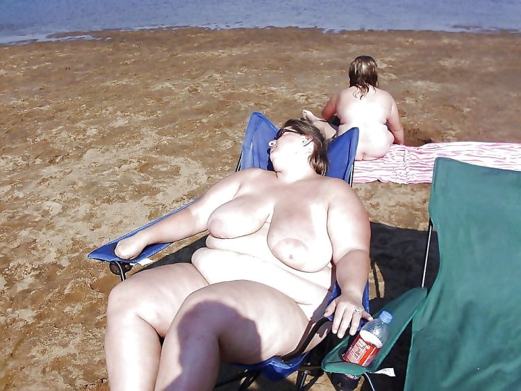 Fucking fat nudists on the beach