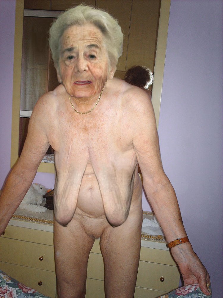 Naked ugly old women