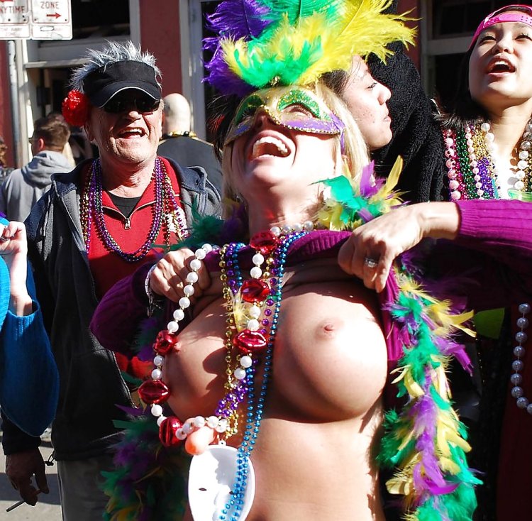 Big boobs at the festival